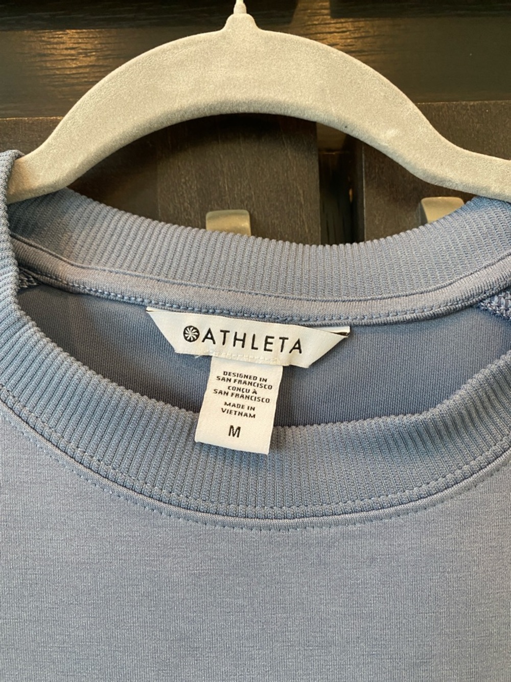 Athleta Light Periwinkle Crewneck Sweatshirt - Picture 3 of 3